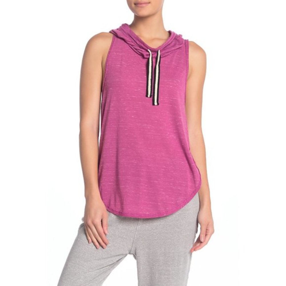 NWT Womens Size Small Anthropologie Free People Sleeveless Hooded Tank Top